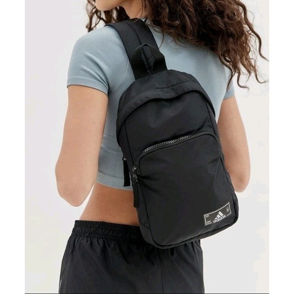 adidas Unisex Essentials 2 Small Crossbody‎ 5L Sports Sling Bag Black - Picture 4 of 6